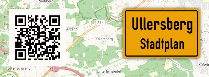 Stadtplan Ullersberg