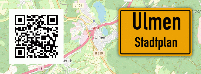 Stadtplan Ulmen