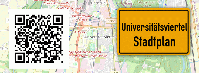 Stadtplan Universitätsviertel