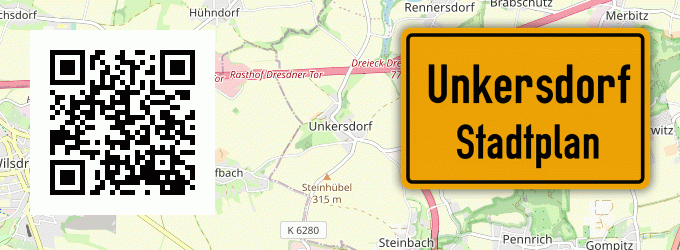 Stadtplan Unkersdorf