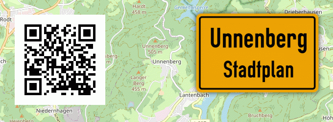 Stadtplan Unnenberg