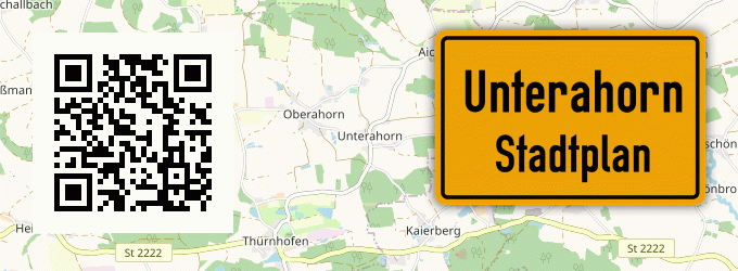 Stadtplan Unterahorn