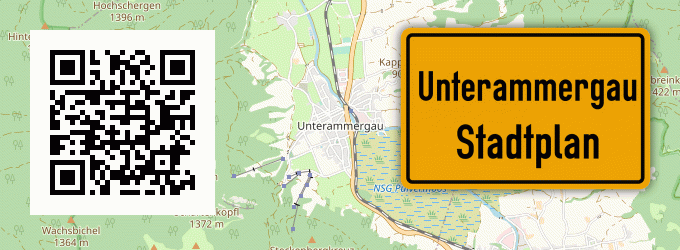 Stadtplan Unterammergau