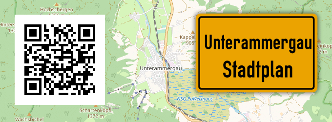 Stadtplan Unterammergau