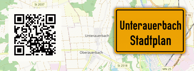 Stadtplan Unterauerbach
