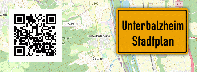 Stadtplan Unterbalzheim
