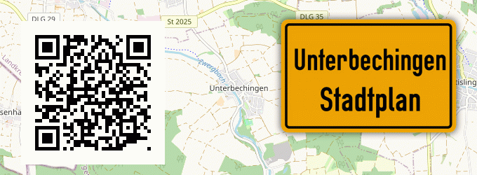 Stadtplan Unterbechingen