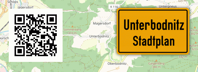 Stadtplan Unterbodnitz