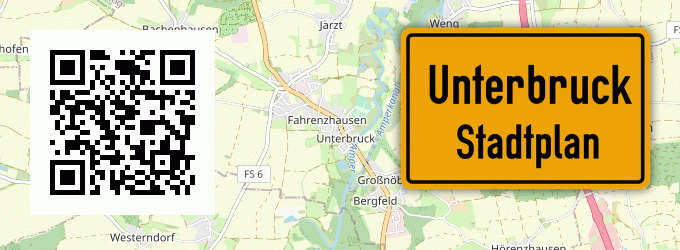 Stadtplan Unterbruck, Kreis Kemnath