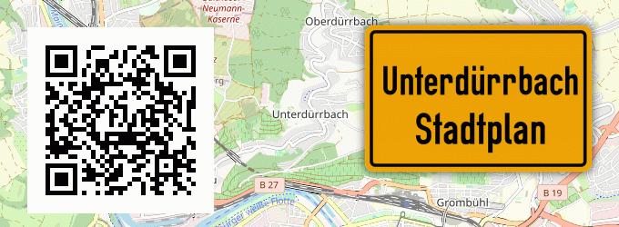 Stadtplan Unterdürrbach
