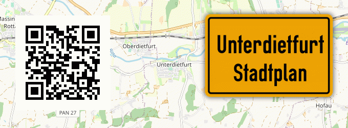 Stadtplan Unterdietfurt