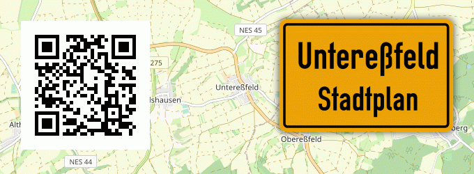 Stadtplan Untereßfeld