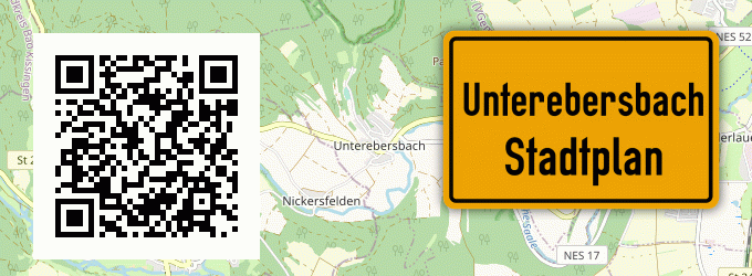 Stadtplan Unterebersbach