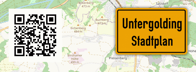 Stadtplan Untergolding, Bayern