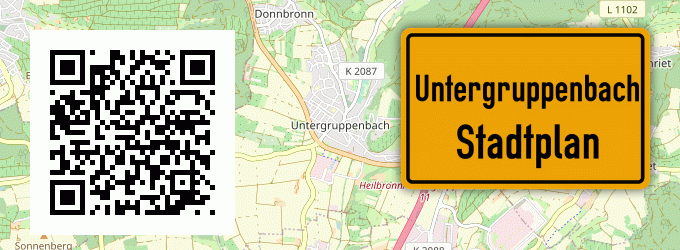 Stadtplan Untergruppenbach