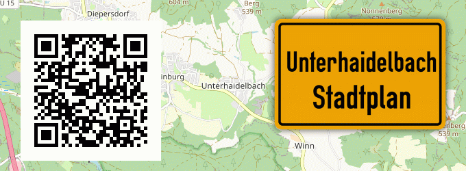 Stadtplan Unterhaidelbach