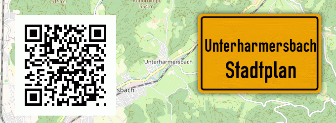 Stadtplan Unterharmersbach