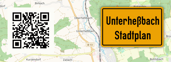 Stadtplan Unterheßbach