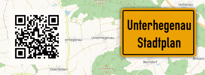 Stadtplan Unterhegenau
