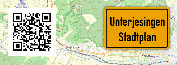 Stadtplan Unterjesingen