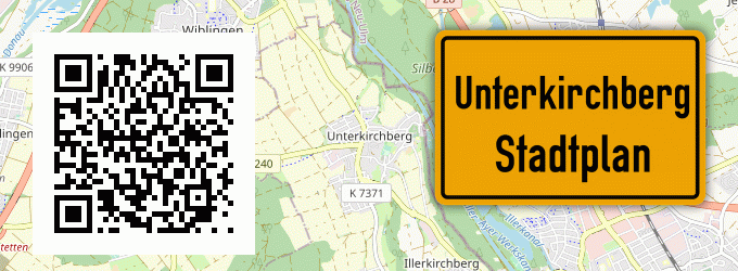 Stadtplan Unterkirchberg
