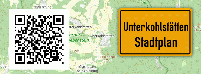 Stadtplan Unterkohlstätten