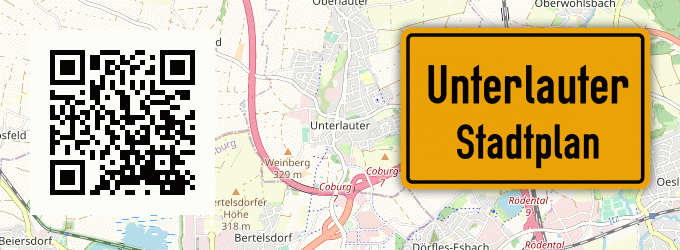 Stadtplan Unterlauter