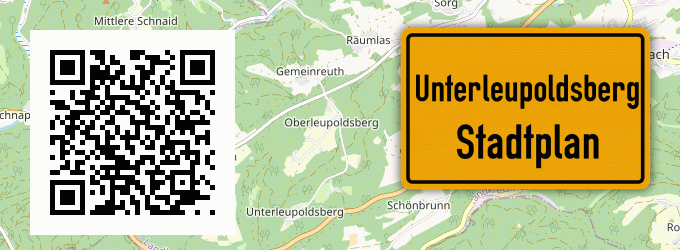 Stadtplan Unterleupoldsberg