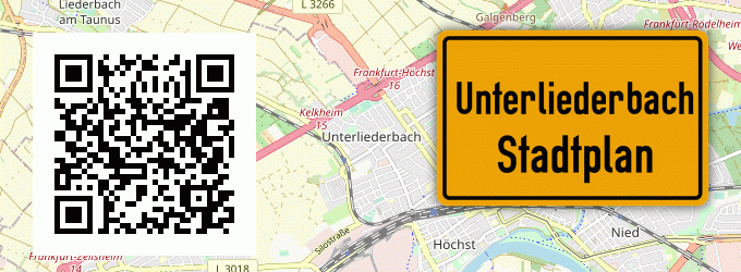 Stadtplan Unterliederbach