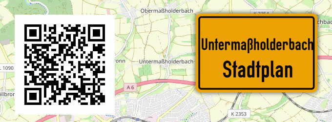 Stadtplan Untermaßholderbach