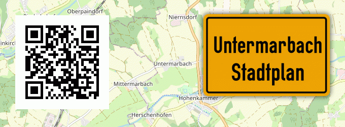 Stadtplan Untermarbach
