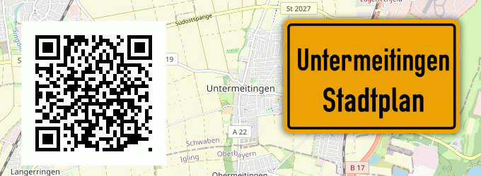 Stadtplan Untermeitingen