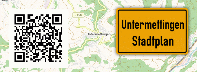 Stadtplan Untermettingen