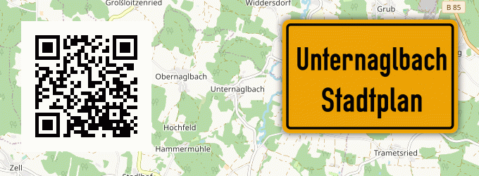Stadtplan Unternaglbach, Wald
