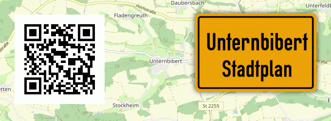 Stadtplan Unternbibert