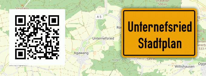 Stadtplan Unternefsried