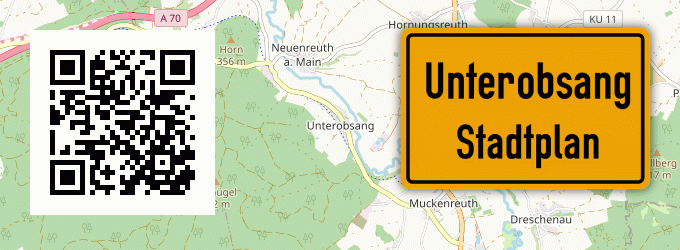 Stadtplan Unterobsang