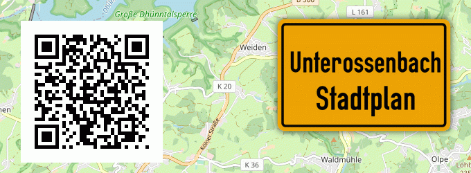 Stadtplan Unterossenbach