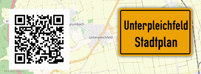 Stadtplan Unterpleichfeld