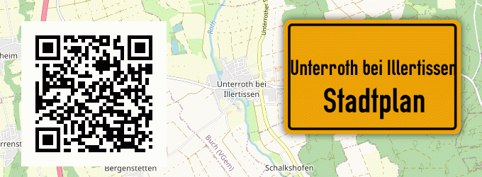 Stadtplan Unterroth bei Illertissen