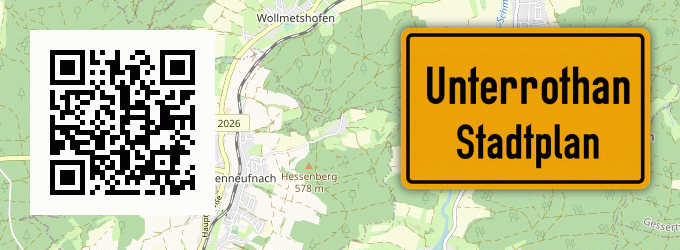 Stadtplan Unterrothan