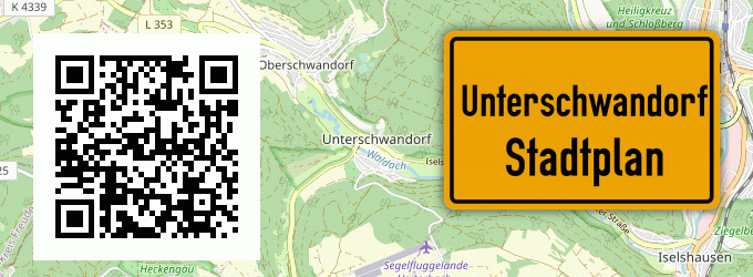 Stadtplan Unterschwandorf