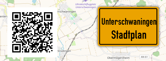 Stadtplan Unterschwaningen
