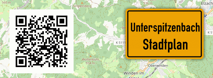 Stadtplan Unterspitzenbach