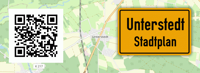 Stadtplan Unterstedt, Wümme
