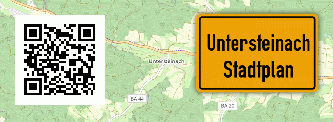 Stadtplan Untersteinach