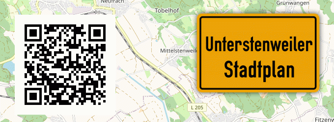Stadtplan Unterstenweiler