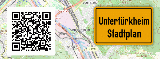 Stadtplan Untertürkheim
