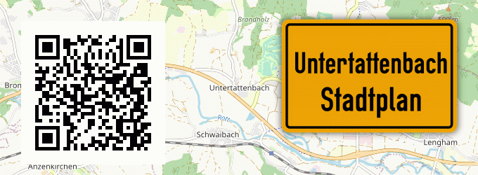 Stadtplan Untertattenbach, Rottal