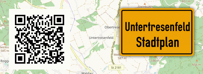 Stadtplan Untertresenfeld